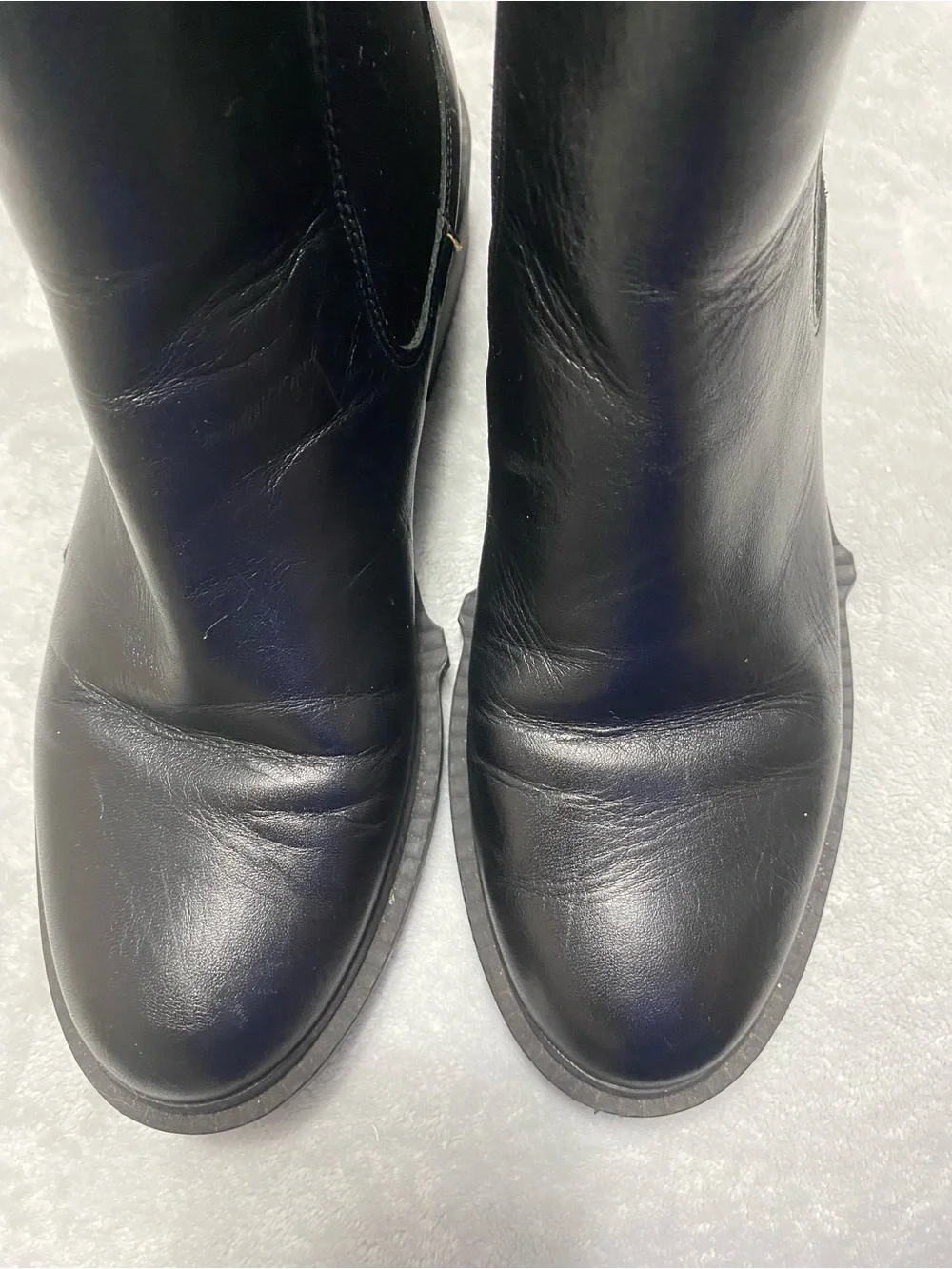 Classic Coach Lydon Black Leather Chelsea Boots Size 8